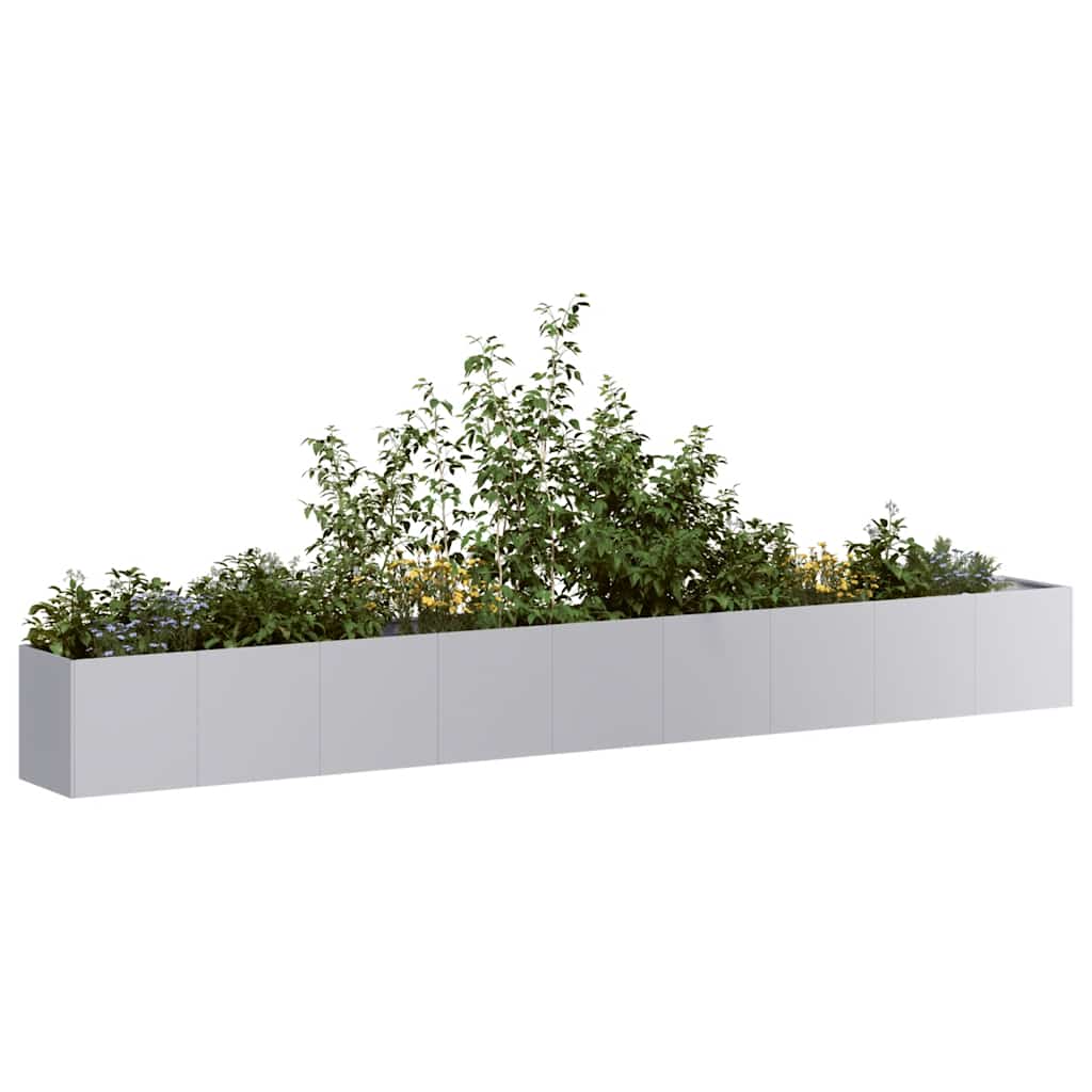 vidaXL Doniczka 360x40x40 cm Stal ocynkowana