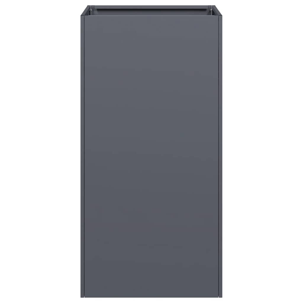 vidaXL Doniczka Antracyt 40x40x80 cm Stal walcowana na zimno