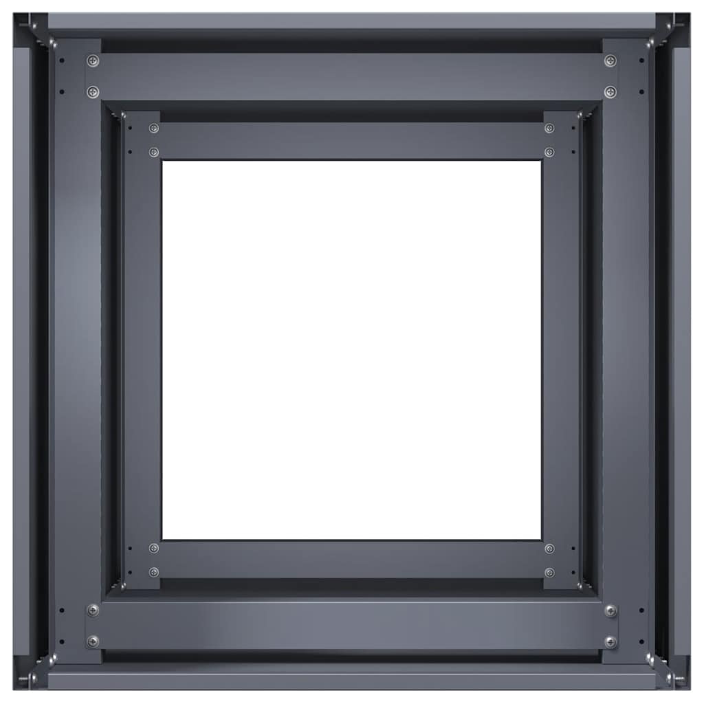 vidaXL Doniczka Antracyt 40x40x80 cm Stal walcowana na zimno