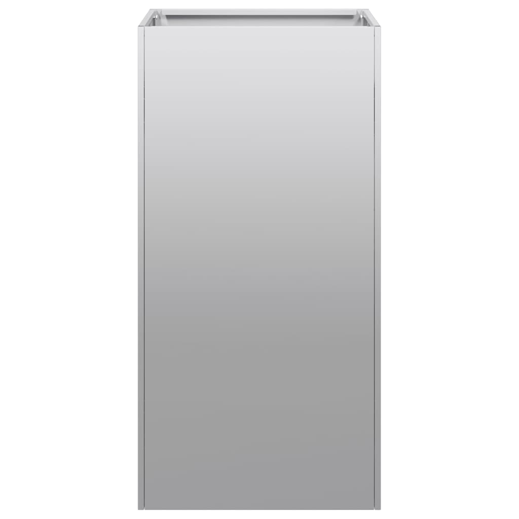 vidaXL Doniczka 40x40x80 cm Stal ocynkowana