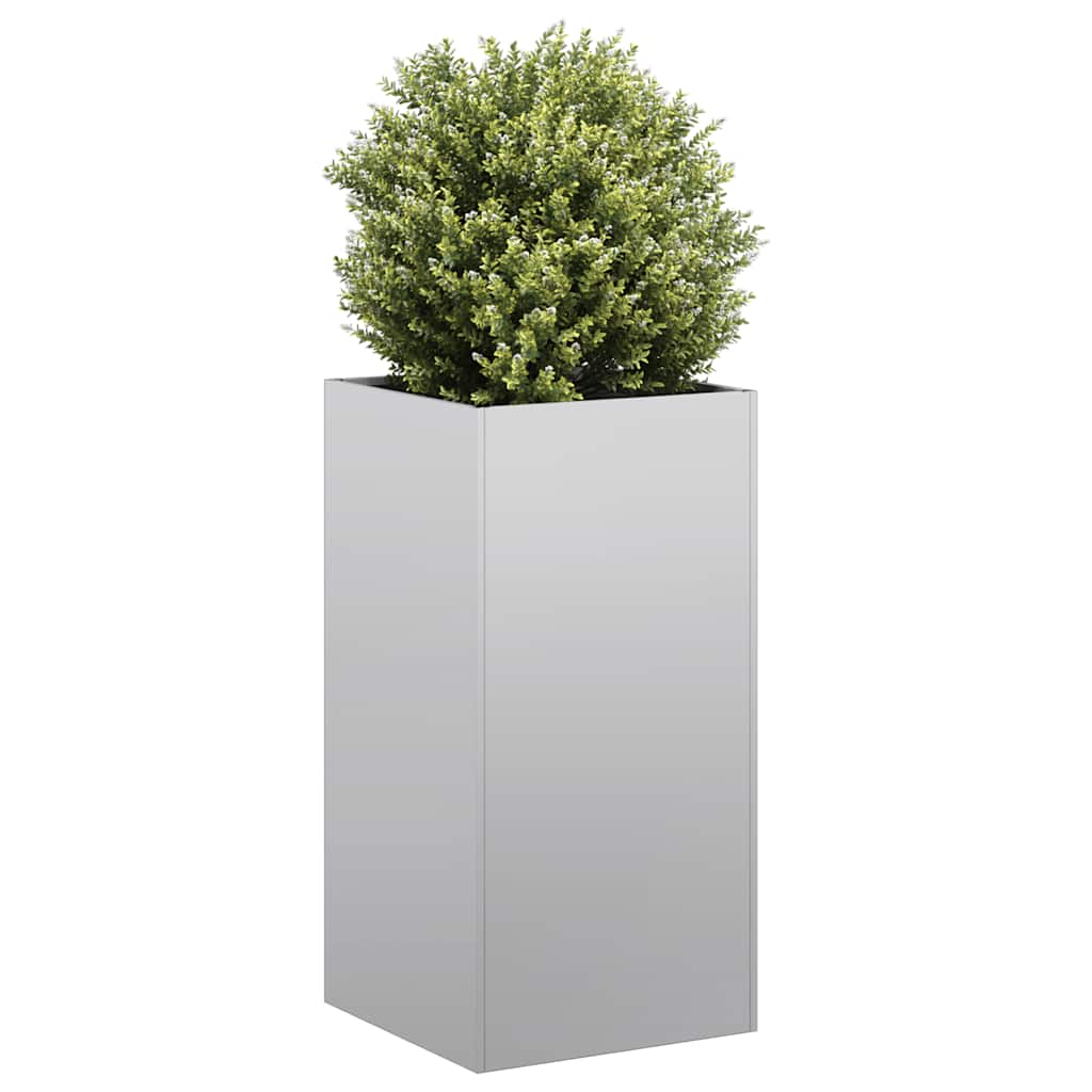 vidaXL Doniczka 40x40x80 cm Stal ocynkowana