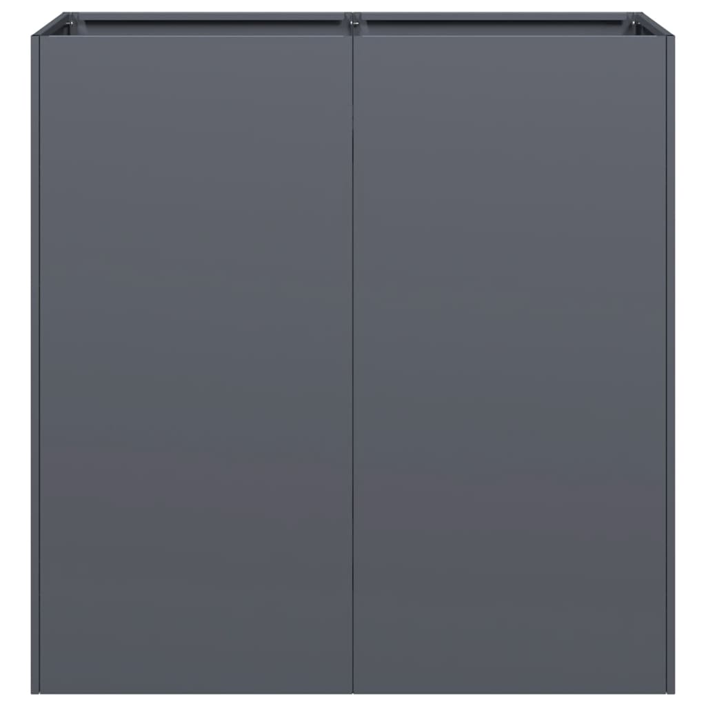 vidaXL Doniczka Antracyt 80x40x80 cm Stal walcowana na zimno
