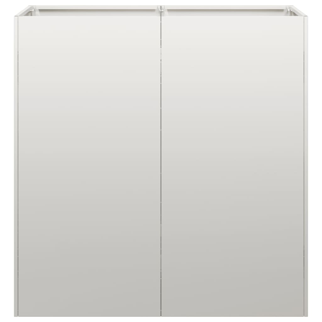 vidaXL Doniczka 80x40x80 cm Stal nierdzewna