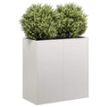 vidaXL Doniczka 80x40x80 cm Stal nierdzewna