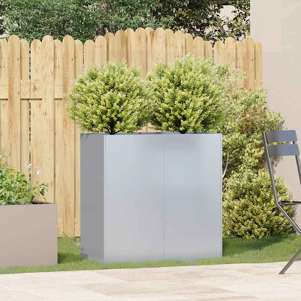 vidaXL Doniczka 80x40x80 cm Stal ocynkowana