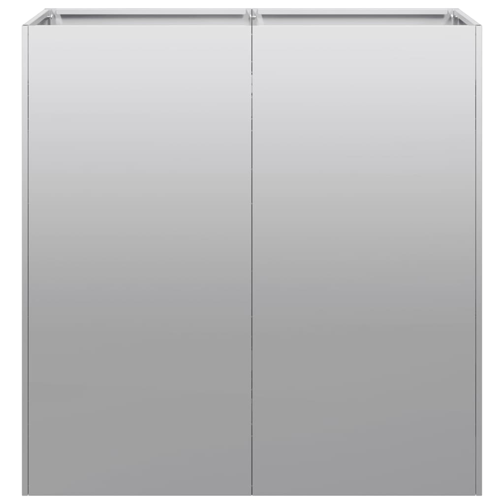 vidaXL Doniczka 80x40x80 cm Stal ocynkowana