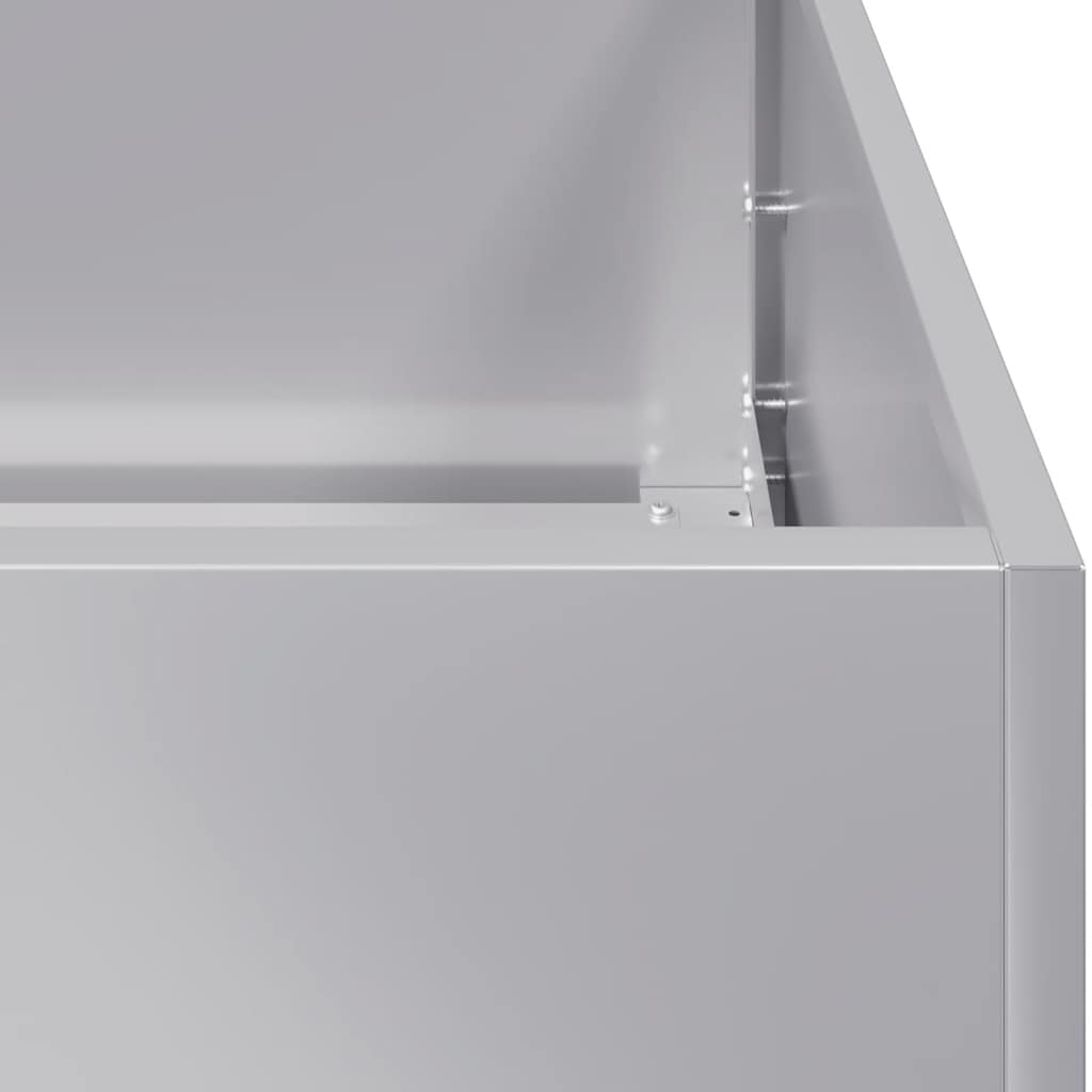 vidaXL Doniczka 80x40x80 cm Stal ocynkowana