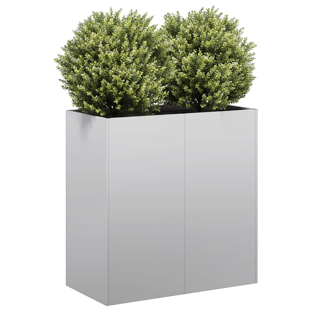 vidaXL Doniczka 80x40x80 cm Stal ocynkowana
