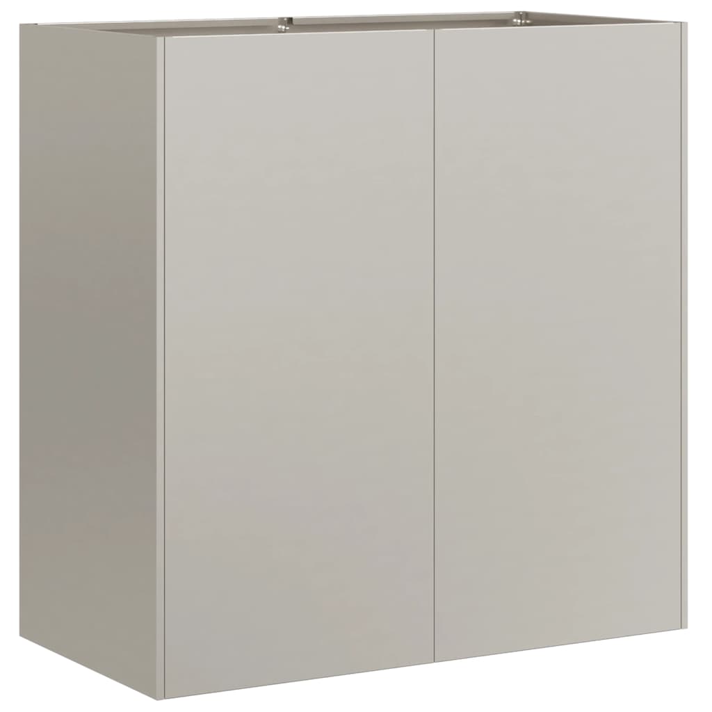 vidaXL Doniczka Rusty 80x40x80 cm Stal nierdzewna