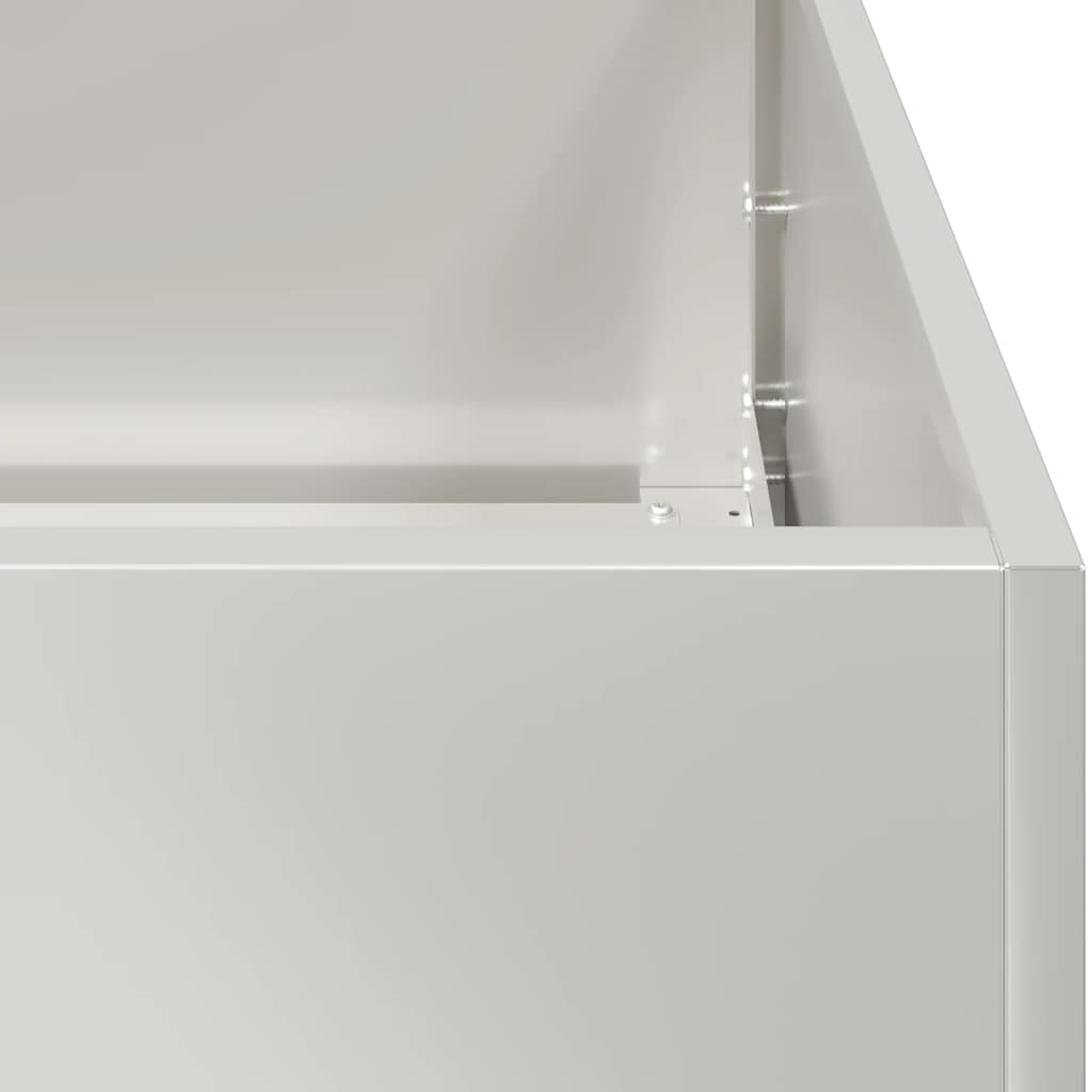 vidaXL Doniczka 120x40x80 cm Stal nierdzewna