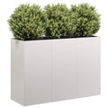 vidaXL Doniczka 120x40x80 cm Stal nierdzewna