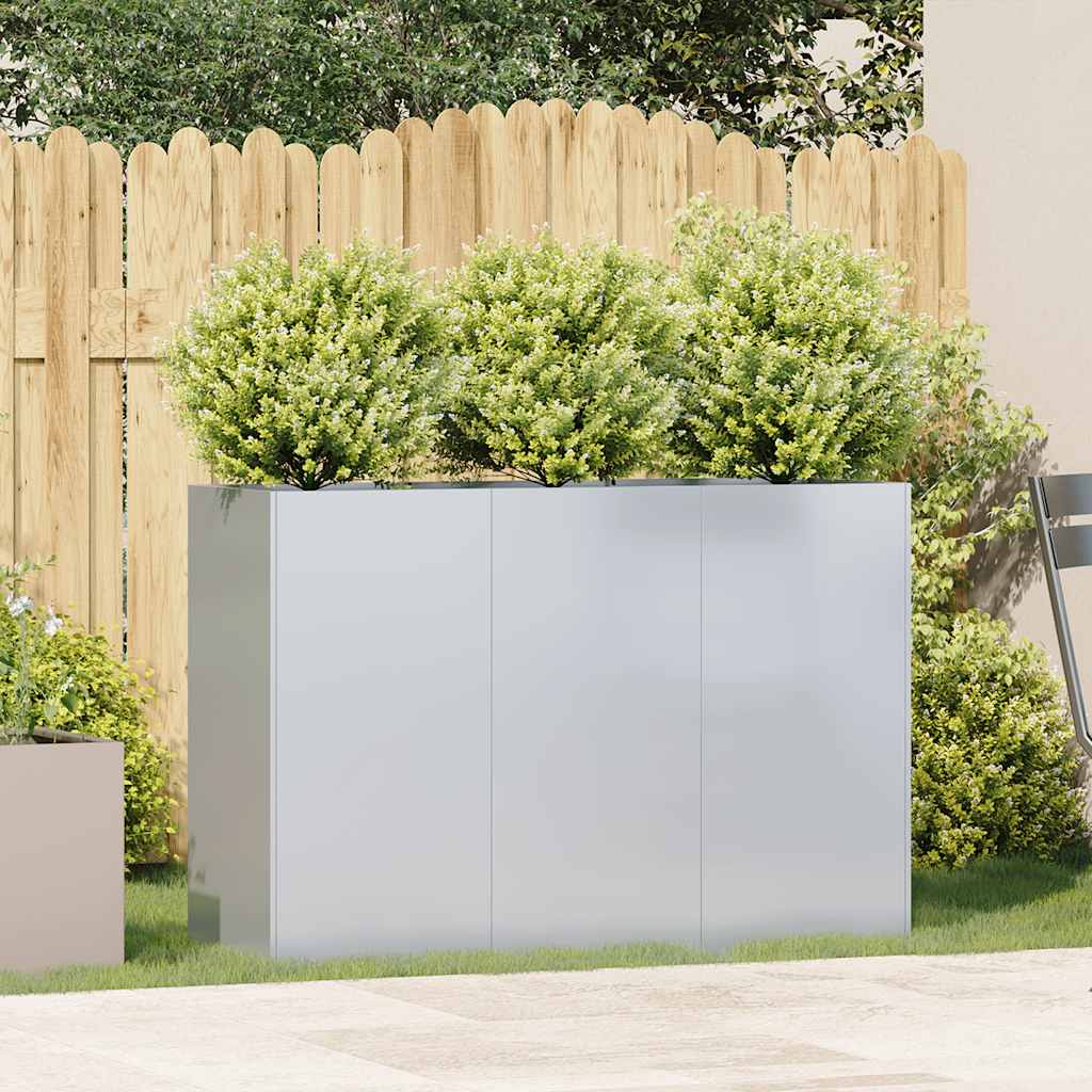 vidaXL Doniczka 120x40x80 cm Stal ocynkowana