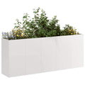 vidaXL Doniczka 200x40x80 cm Stal nierdzewna