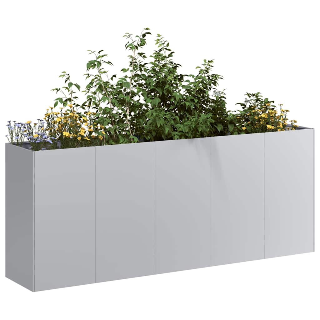 vidaXL Doniczka 200x40x80 cm Stal ocynkowana