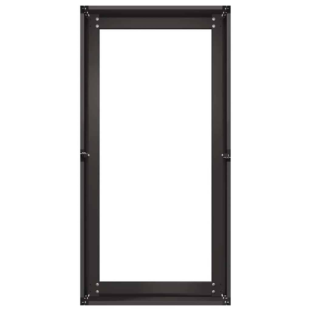 vidaXL Doniczka Czarna 40x80x40 cm Stal walcowana na zimno