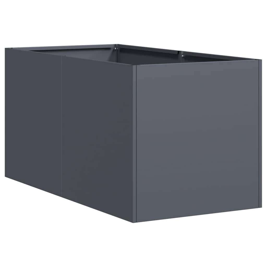 vidaXL Doniczka Antracyt 40x80x40 cm Stal walcowana na zimno