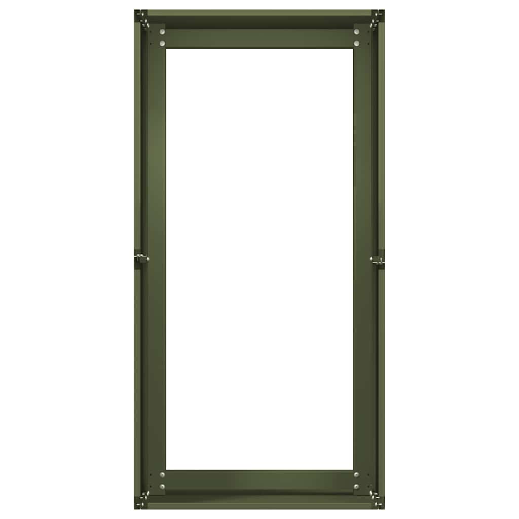 vidaXL Doniczka Oliwkowo-zielona 40x80x40 cm Stal walcowana na zimno