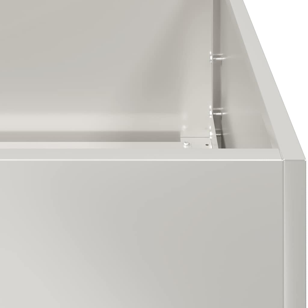vidaXL Doniczka 40x80x40 cm Stal nierdzewna