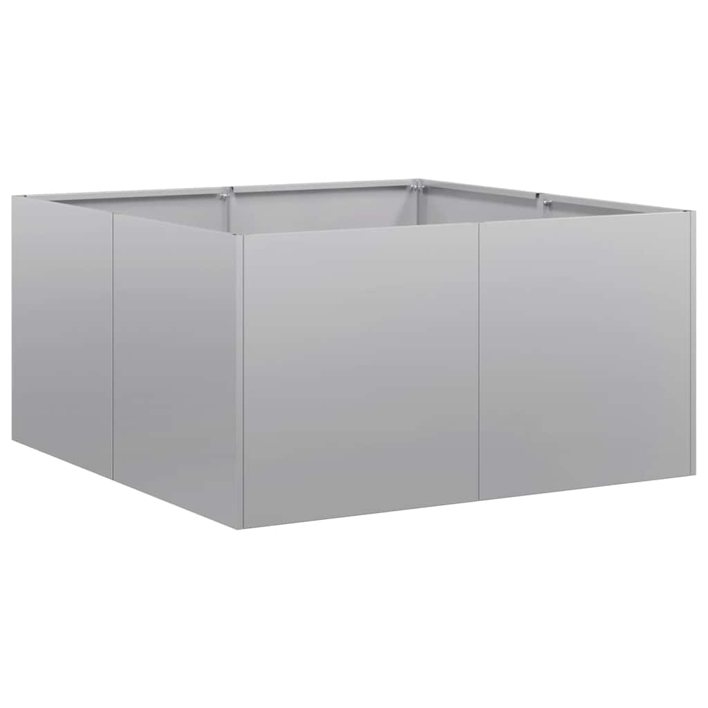 vidaXL Doniczka 80x80x40 cm Stal ocynkowana