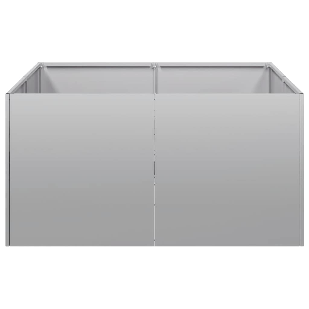 vidaXL Doniczka 80x80x40 cm Stal ocynkowana