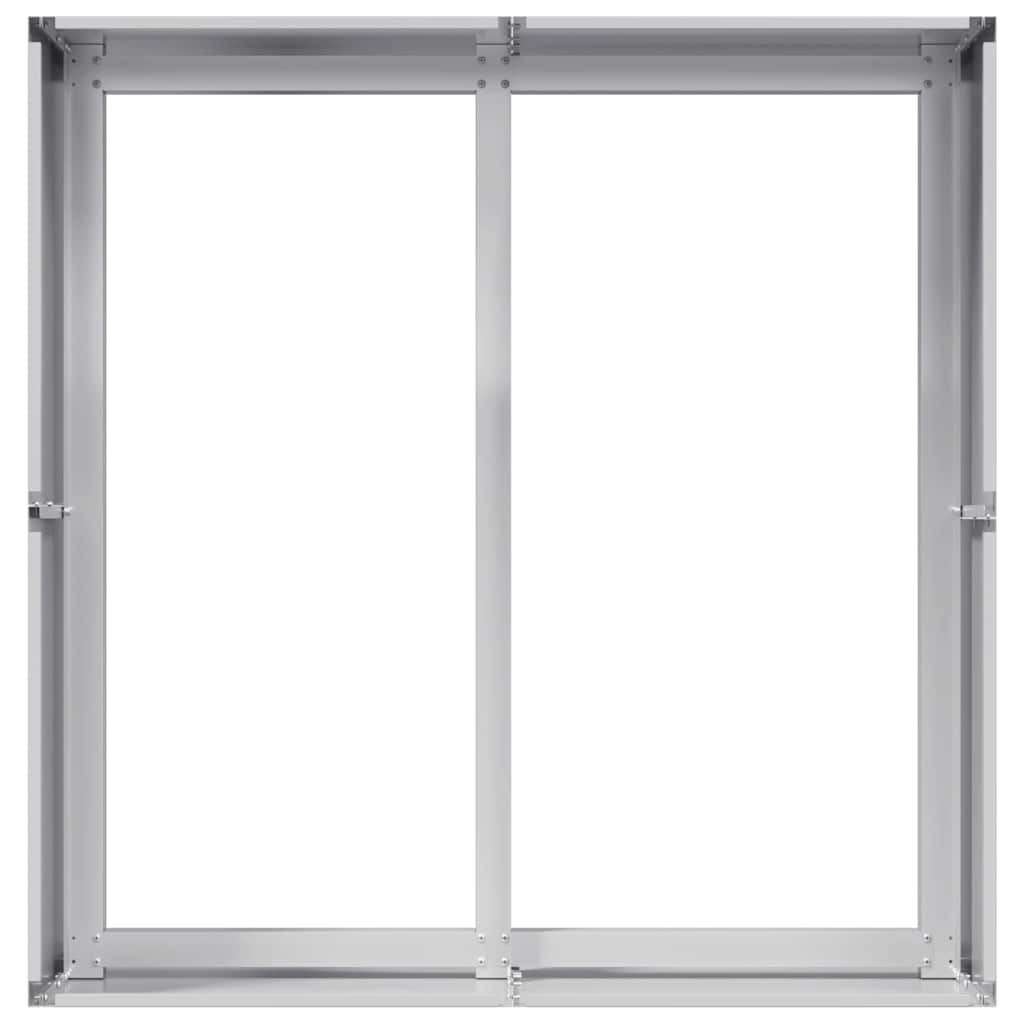 vidaXL Doniczka 80x80x40 cm Stal ocynkowana