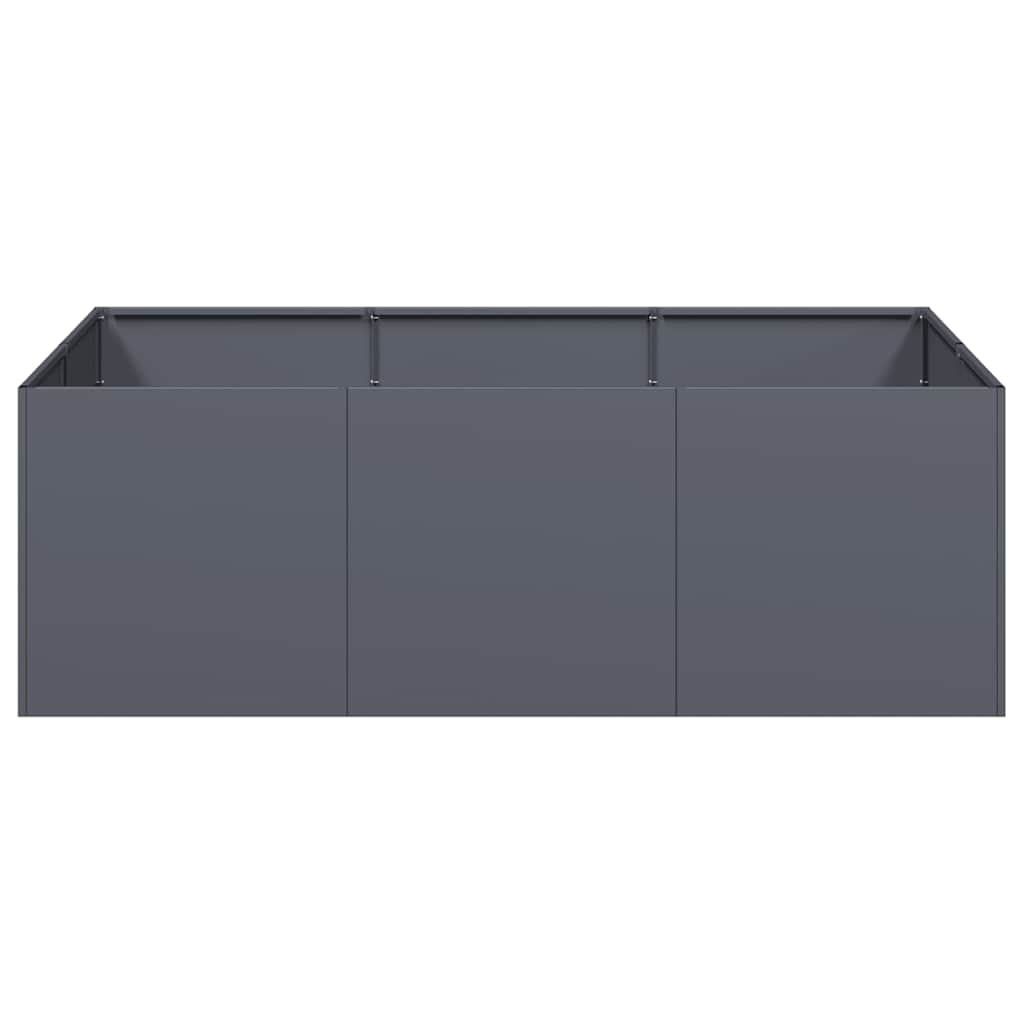 vidaXL Doniczka Antracyt 120x80x40 cm Stal