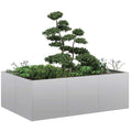 vidaXL Doniczka 120x80x40 cm Stal ocynkowana