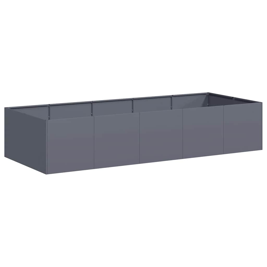 vidaXL Doniczka Antracyt 200x80x40 cm Stal
