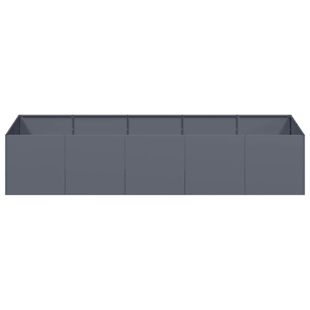 vidaXL Doniczka Antracyt 200x80x40 cm Stal