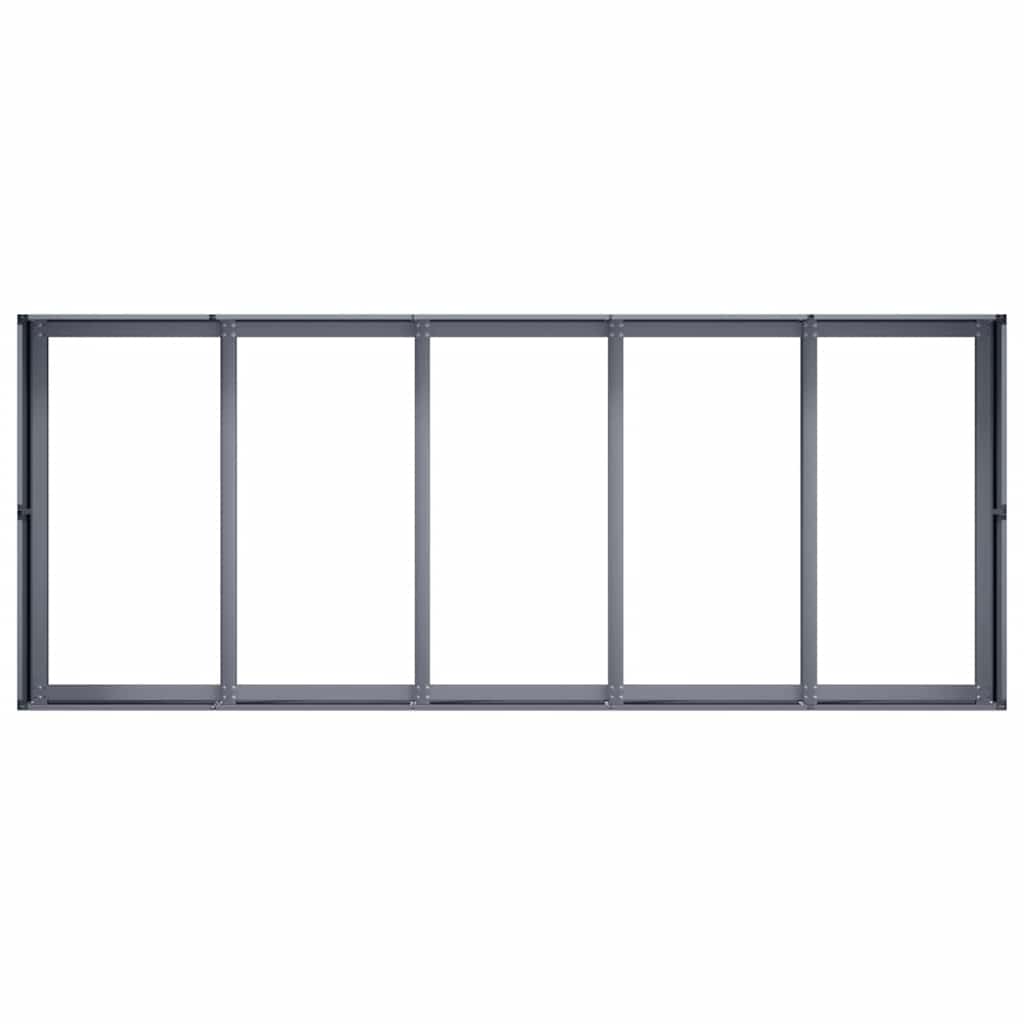 vidaXL Doniczka Antracyt 200x80x40 cm Stal
