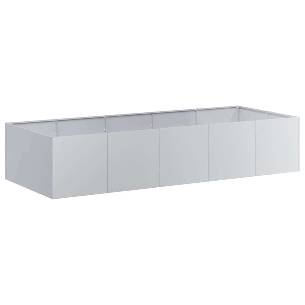 vidaXL Doniczka 200x80x40 cm Stal ocynkowana