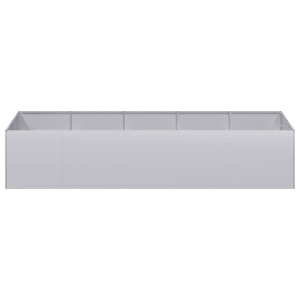 vidaXL Doniczka 200x80x40 cm Stal ocynkowana