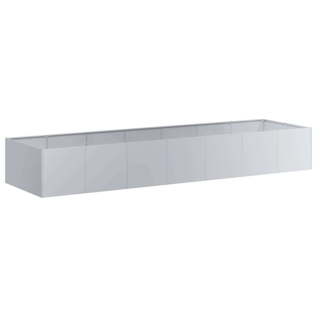 vidaXL Doniczka 280x80x40 cm Stal ocynkowana
