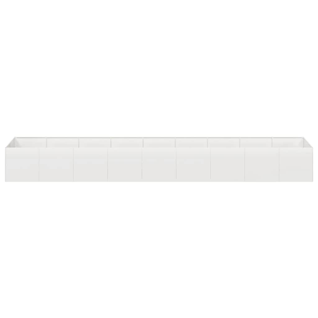 vidaXL Doniczka 360x80x40 cm Stal nierdzewna