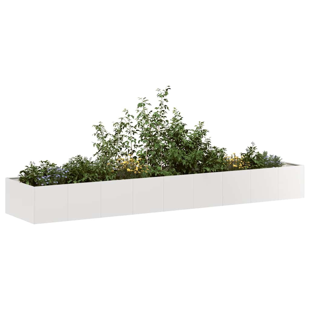 vidaXL Doniczka 360x80x40 cm Stal nierdzewna