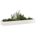 vidaXL Doniczka 360x80x40 cm Stal nierdzewna