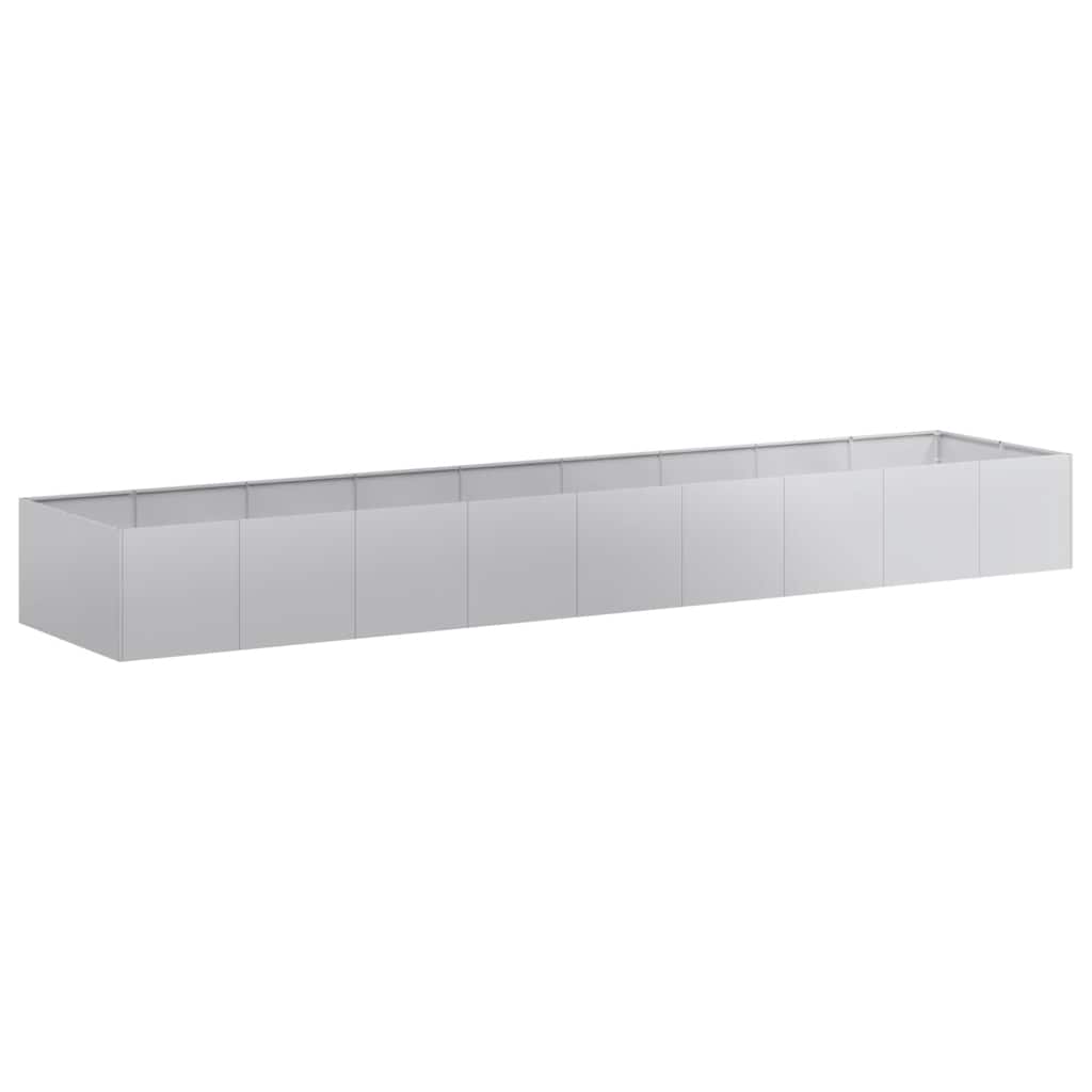 vidaXL Doniczka 360x80x40 cm Stal ocynkowana