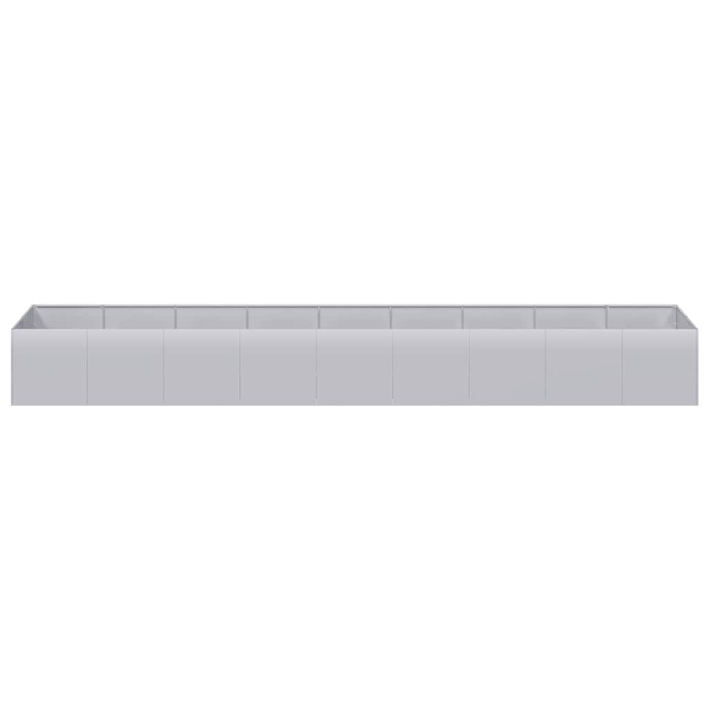vidaXL Doniczka 360x80x40 cm Stal ocynkowana
