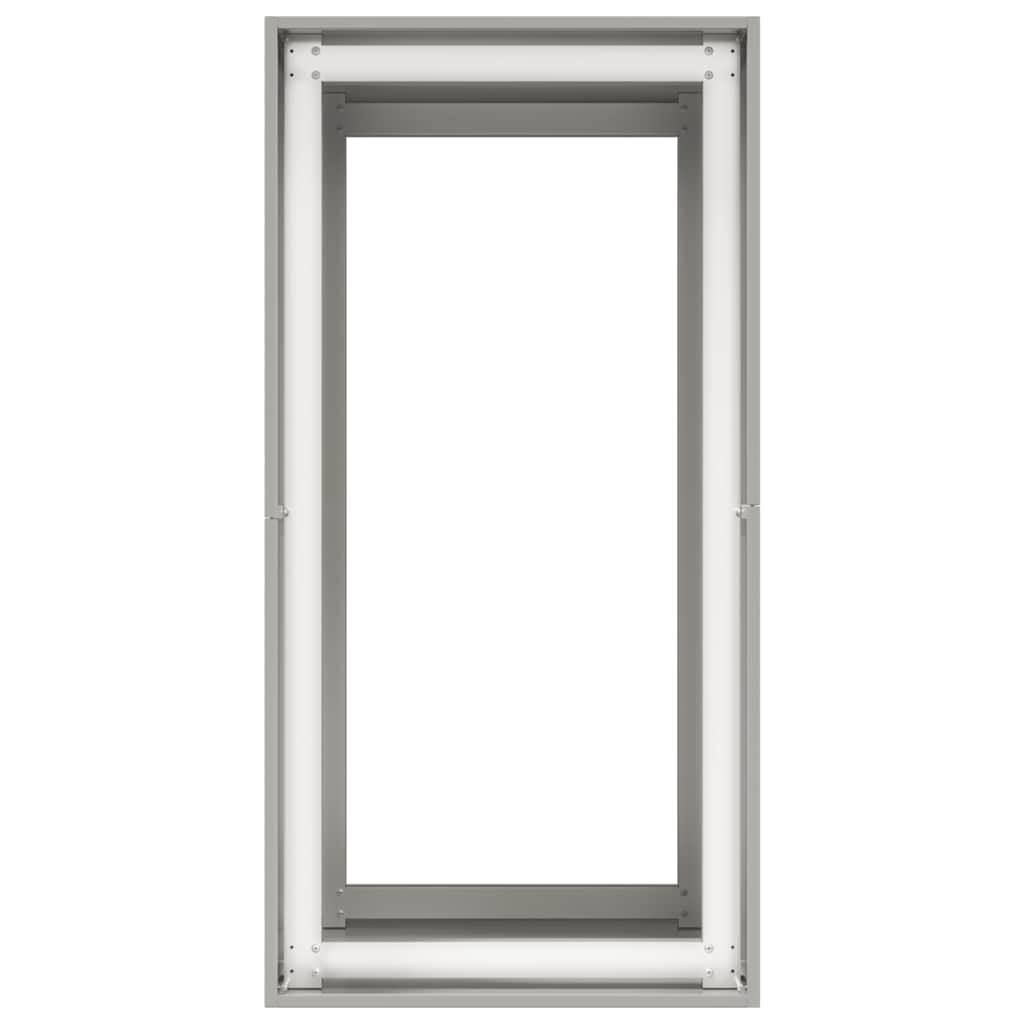 vidaXL Doniczka 40x80x80 cm Stal nierdzewna