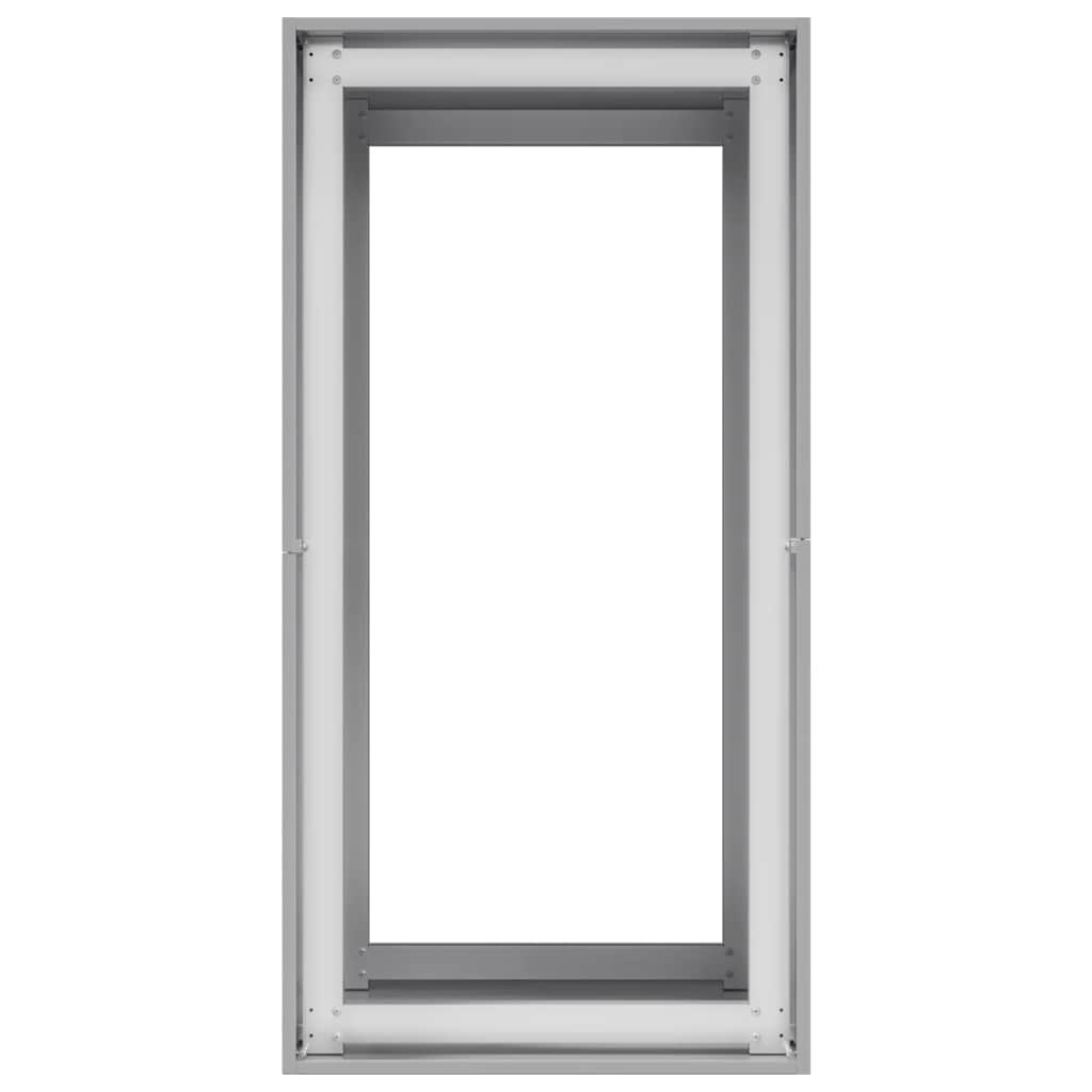 vidaXL Doniczka 40x80x80 cm Stal ocynkowana
