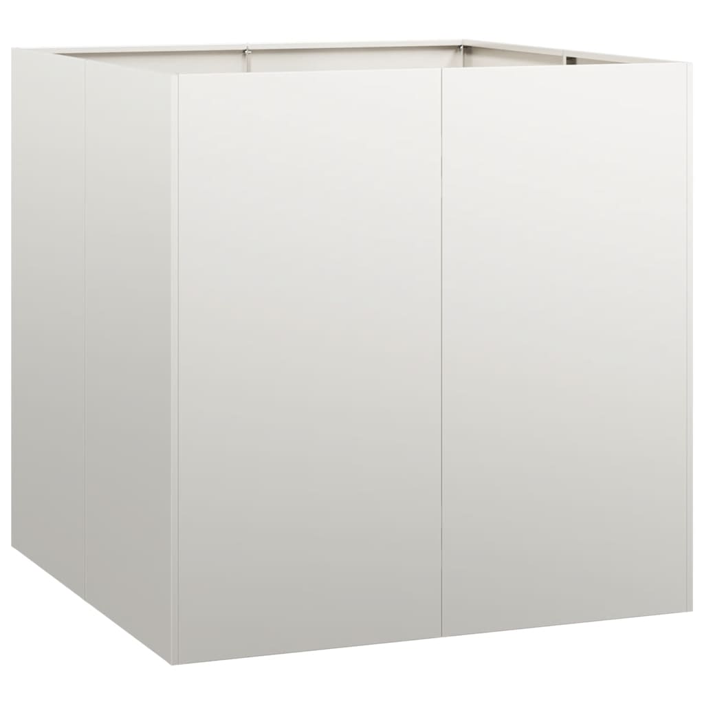 vidaXL Doniczka 80x80x80 cm Stal nierdzewna