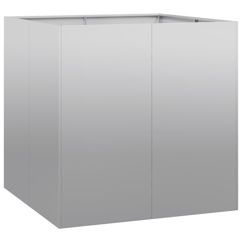 vidaXL Doniczka 80x80x80 cm Stal ocynkowana