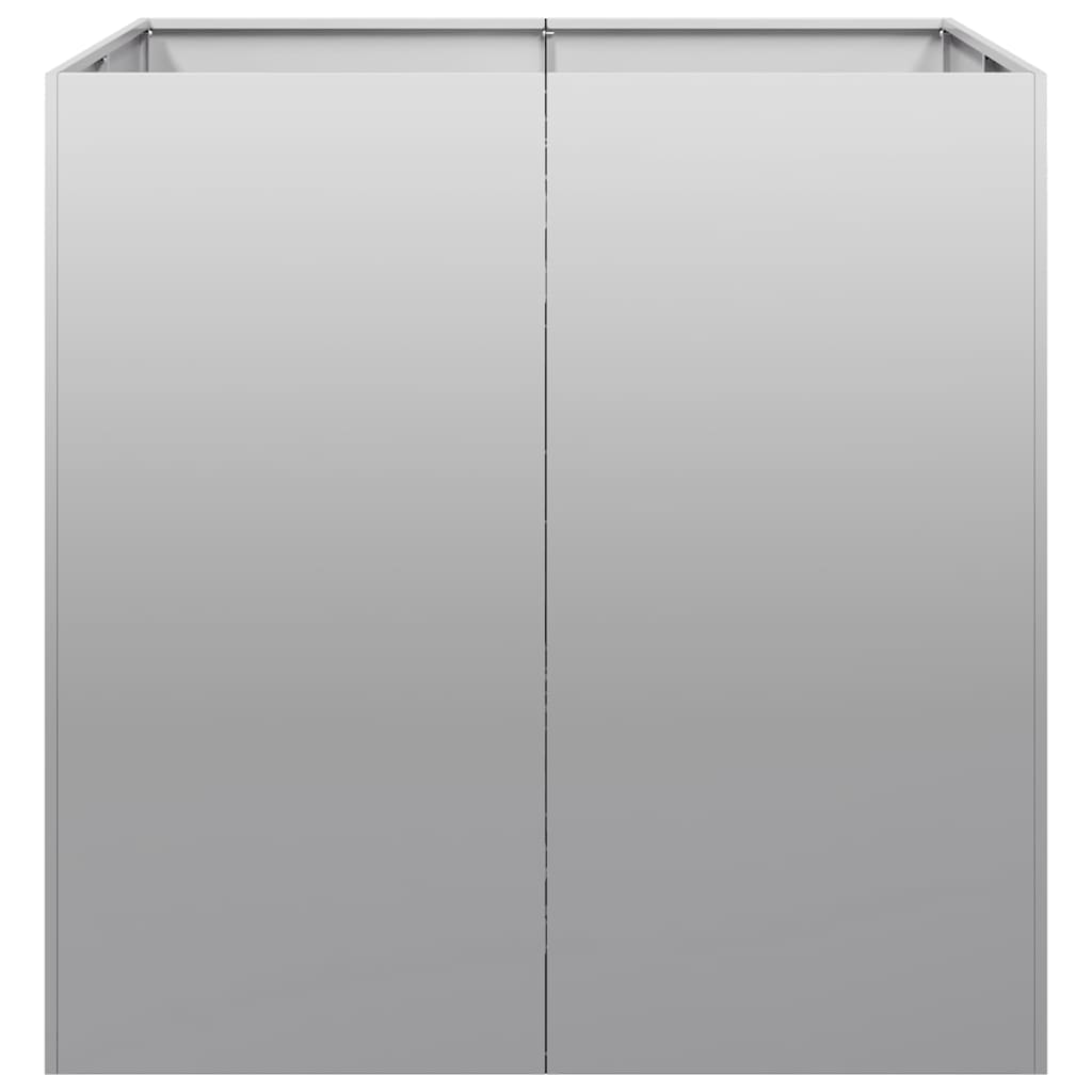 vidaXL Doniczka 80x80x80 cm Stal ocynkowana