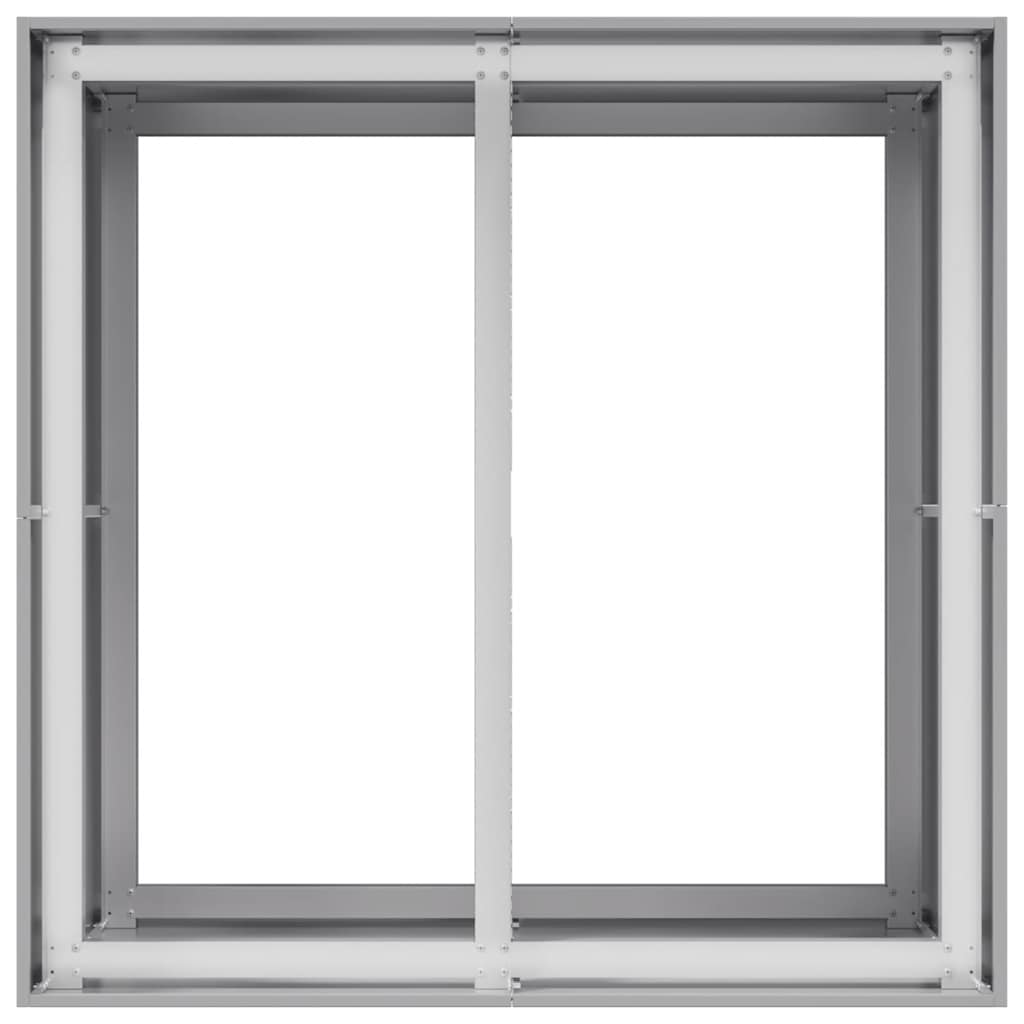 vidaXL Doniczka 80x80x80 cm Stal ocynkowana