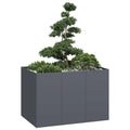 vidaXL Doniczka Antracyt 120x80x80 cm Stal