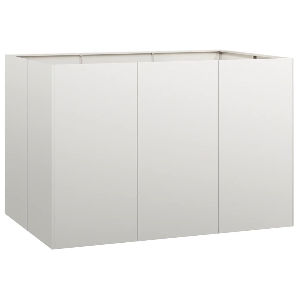 vidaXL Doniczka 120x80x80 cm Stal nierdzewna