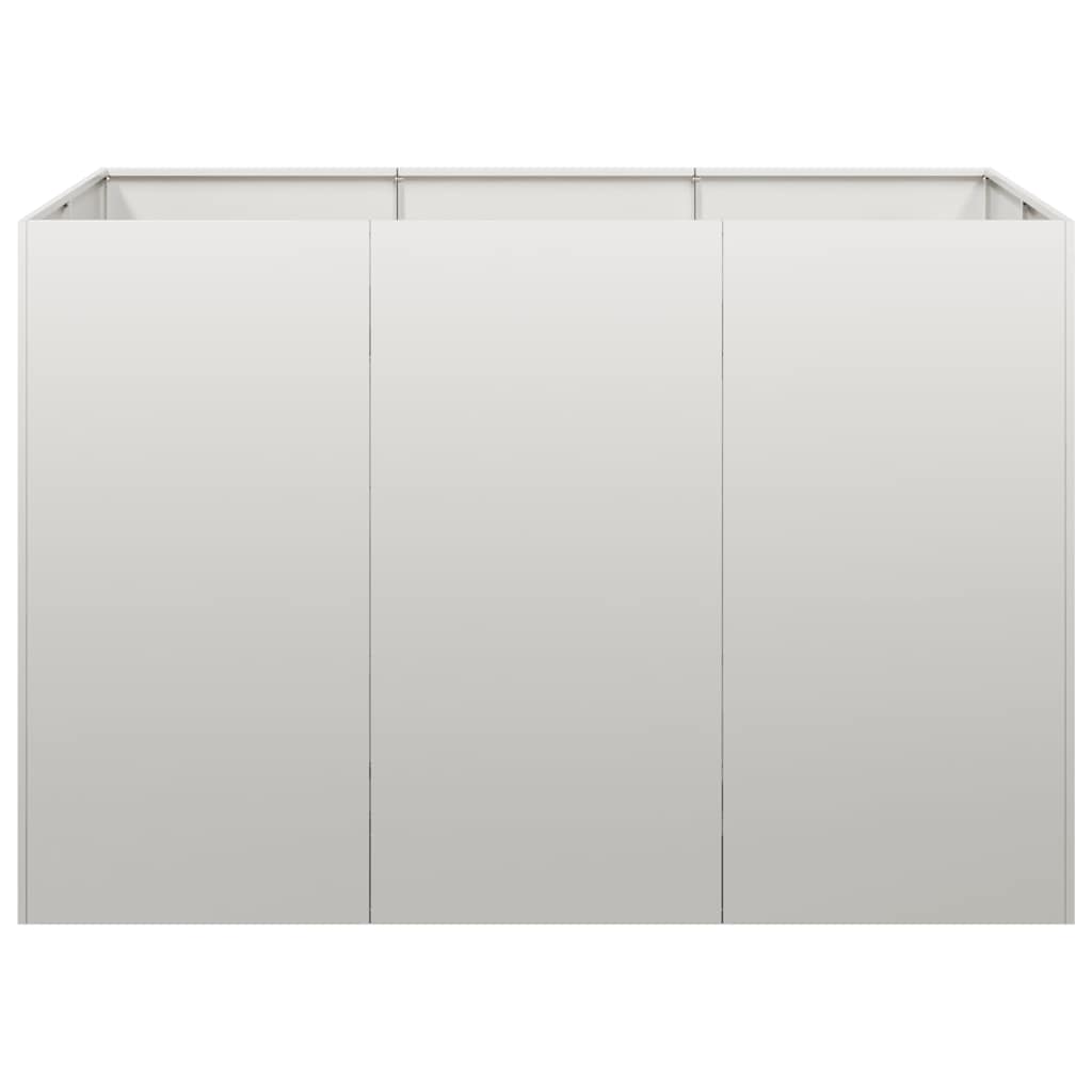 vidaXL Doniczka 120x80x80 cm Stal nierdzewna