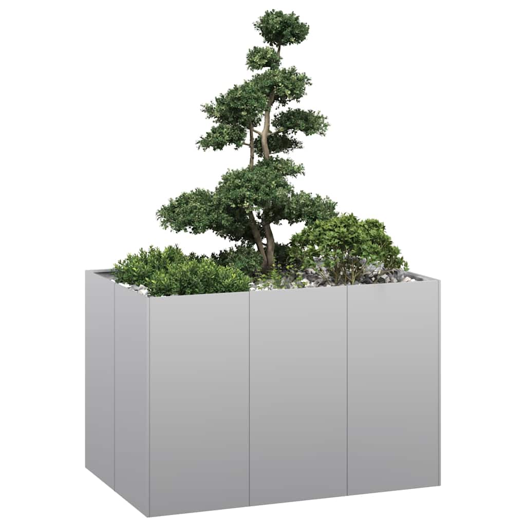 vidaXL Doniczka 120x80x80 cm Stal ocynkowana