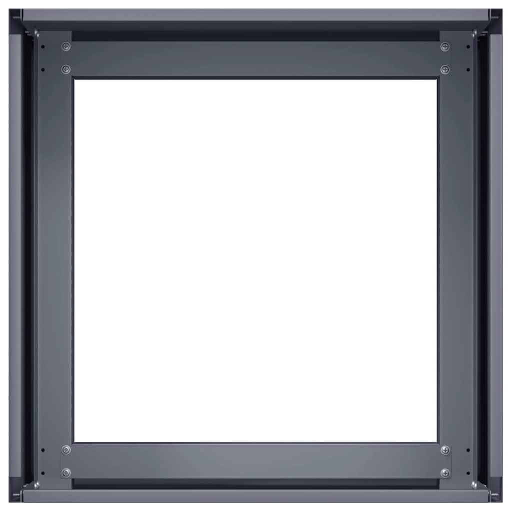 vidaXL Doniczka Antracytowa 40x40x30 cm Stalowa