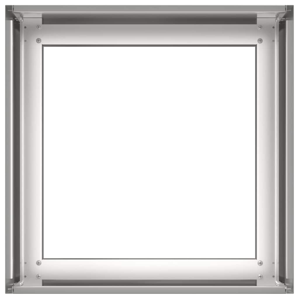 vidaXL Doniczka 40x40x30 cm Stal nierdzewna